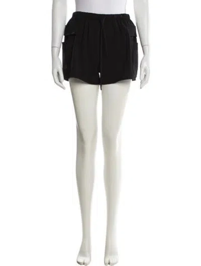 Pre-owned Reformation Mini Shorts In Black