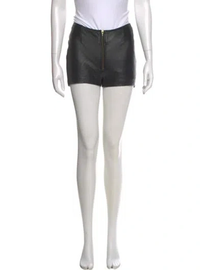 Pre-owned Reformation Mini Shorts In Black