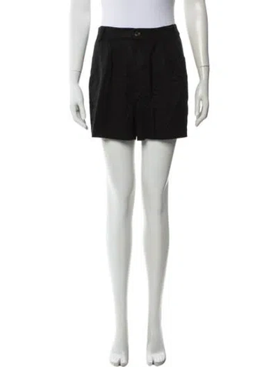 Pre-owned Reformation Mini Shorts In Black