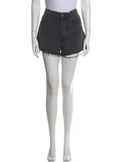 Pre-owned Reformation Mini Shorts In Black
