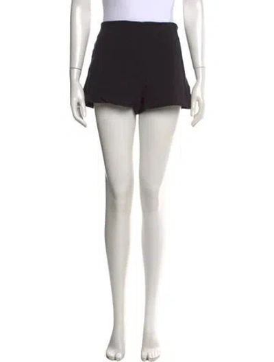 Pre-owned Reformation Mini Shorts In Black