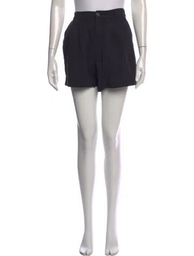 Pre-owned Reformation Mini Shorts In Black