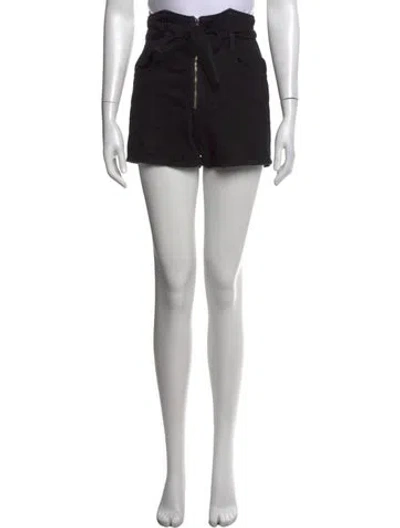 Pre-owned Reformation Mini Shorts In Black
