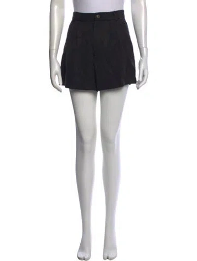 Pre-owned Reformation Mini Shorts In Black