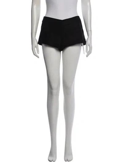 Pre-owned Reformation Mini Shorts In Black