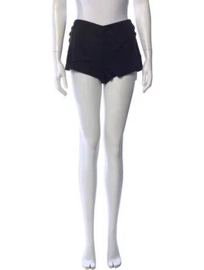 Pre-owned Reformation Mini Shorts In Black