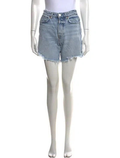 Pre-owned Reformation Mini Shorts In Blue
