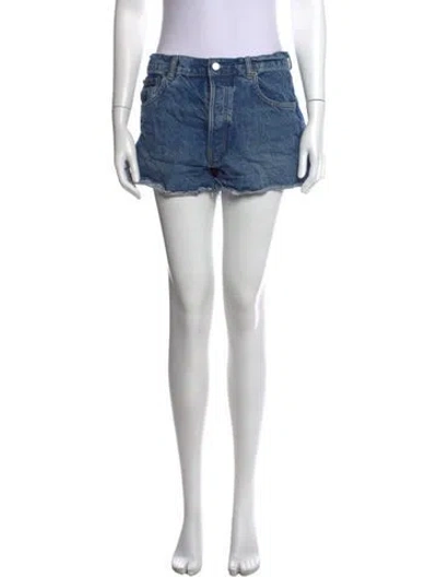 Pre-owned Reformation Mini Shorts In Blue