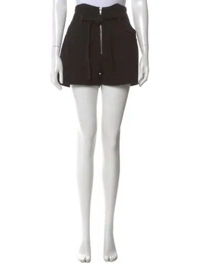 Pre-owned Reformation Mini Shorts In Brown