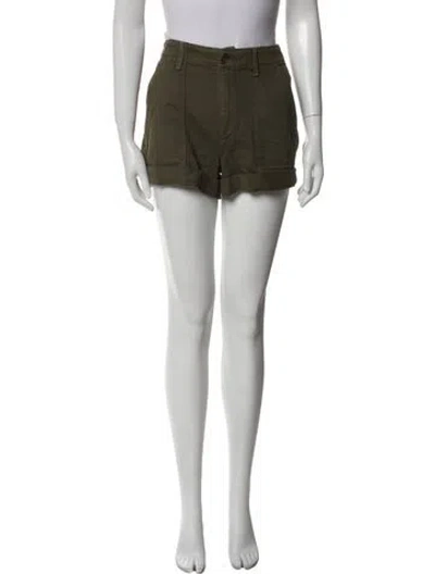 Pre-owned Reformation Mini Shorts In Green