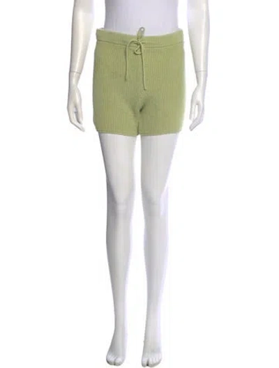 Pre-owned Reformation Mini Shorts In Green
