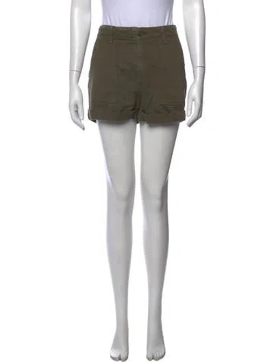 Pre-owned Reformation Mini Shorts In Green