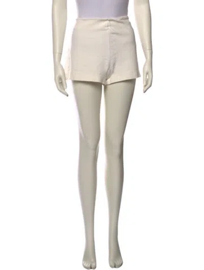 Pre-owned Reformation Mini Shorts In Neutral