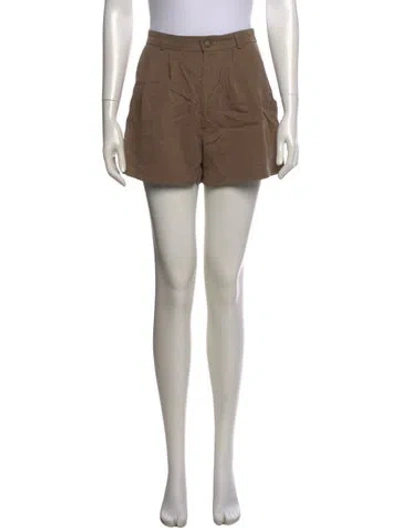 Pre-owned Reformation Mini Shorts In Neutral