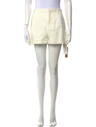 Pre-owned Reformation Mini Shorts In Neutral