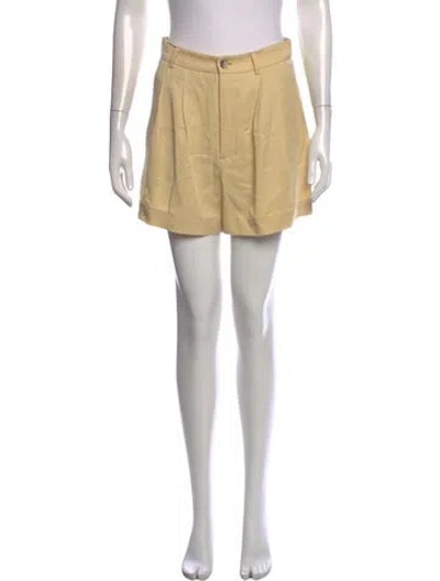 Pre-owned Reformation Mini Shorts In Neutrals