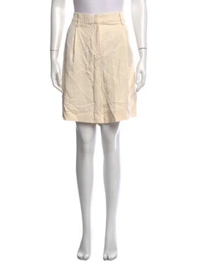 Pre-owned Reformation Mini Shorts In Neutrals