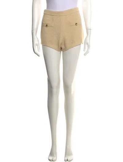 Pre-owned Reformation Mini Shorts In Neutrals