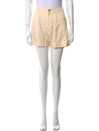 Pre-owned Reformation Mini Shorts In Neutrals