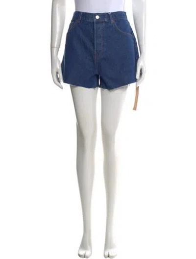 Pre-owned Reformation Mini Shorts W/ Tags In Blue