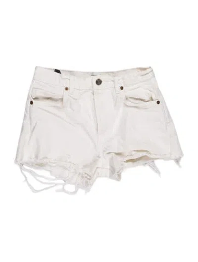 Pre-owned Reformation Mini Shorts In White