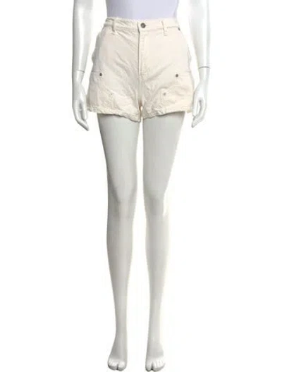 Pre-owned Reformation Mini Shorts In White