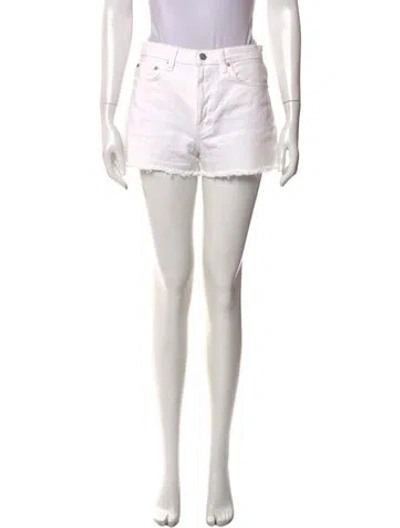 Pre-owned Reformation Mini Shorts In White