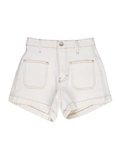 Pre-owned Reformation Mini Shorts In White