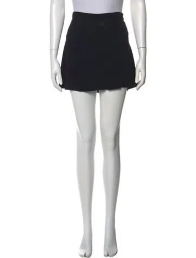 Pre-owned Reformation Mini Skirt In Black