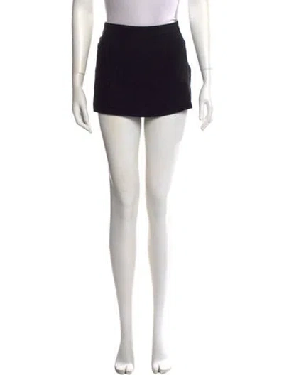 Pre-owned Reformation Mini Skirt In Black