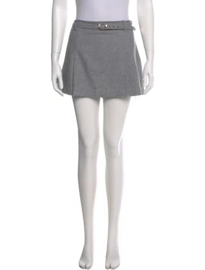 Pre-owned Reformation Mini Skirt In Black