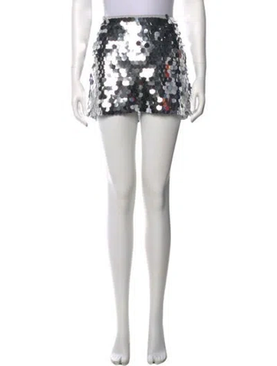 Pre-owned Reformation Mini Skirt In Black