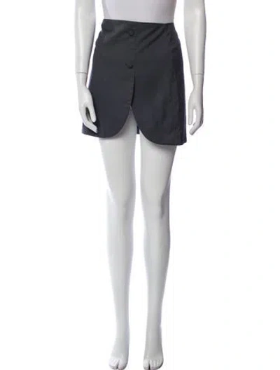 Pre-owned Reformation Mini Skirt In Black