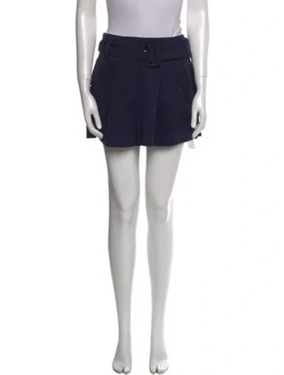 Pre-owned Reformation Mini Skirt In Black