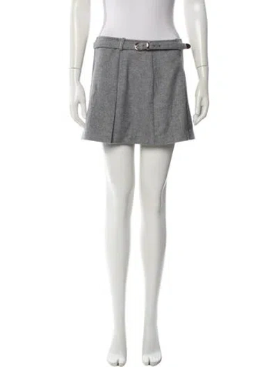 Pre-owned Reformation Mini Skirt In Black