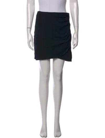 Pre-owned Reformation Mini Skirt In Black