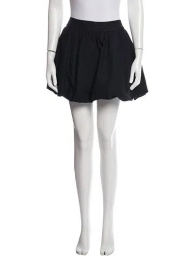 Pre-owned Reformation Mini Skirt In Black