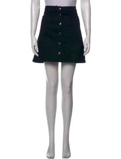 Pre-owned Reformation Mini Skirt In Black