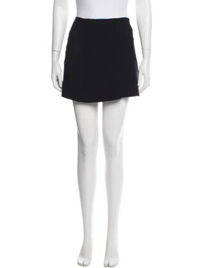 Pre-owned Reformation Mini Skirt In Black