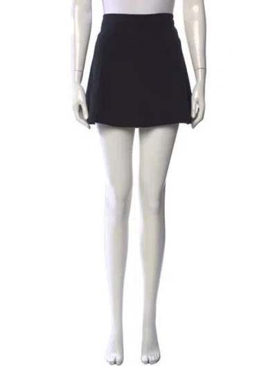 Pre-owned Reformation Mini Skirt In Black