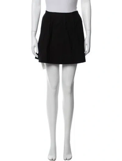 Pre-owned Reformation Mini Skirt In Black