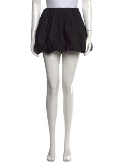 Pre-owned Reformation Mini Skirt In Black