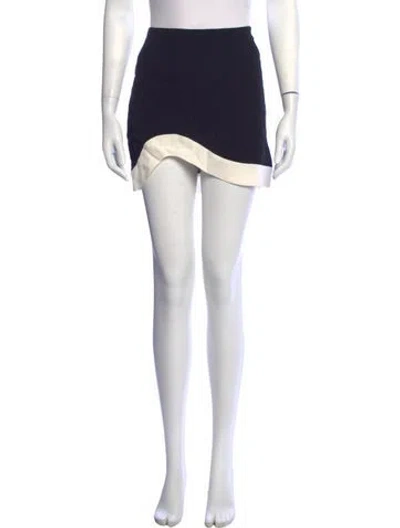 Pre-owned Reformation Mini Skirt In Black