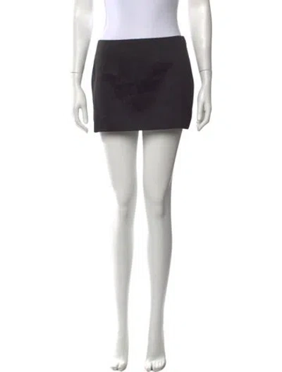 Pre-owned Reformation Mini Skirt In Black