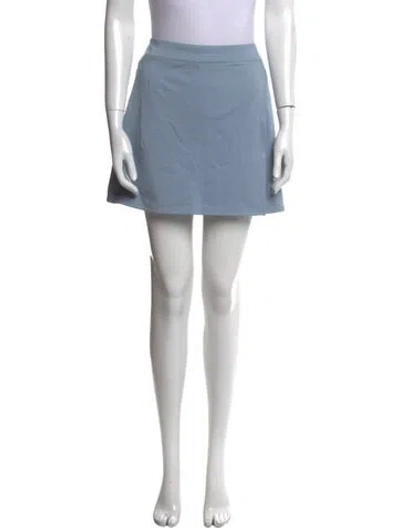 Pre-owned Reformation Mini Skirt In Blue