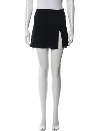 Pre-owned Reformation Mini Skirt In Blue
