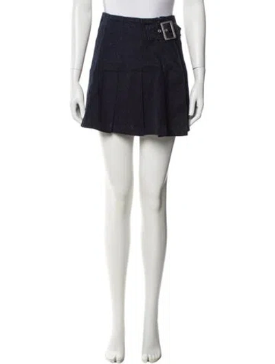 Pre-owned Reformation Mini Skirt In Gray