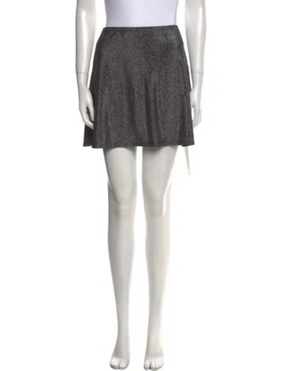 Pre-owned Reformation Mini Skirt In Gray
