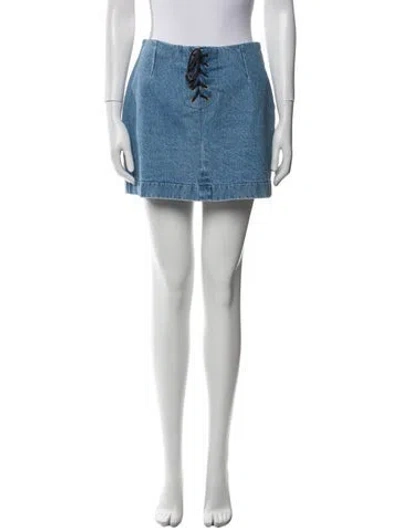 Pre-owned Reformation Mini Skirt In Multi