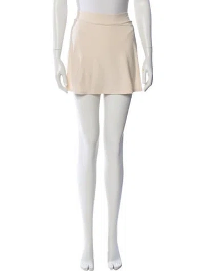 Pre-owned Reformation Mini Skirt In Neutral